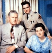 Elvis with parents